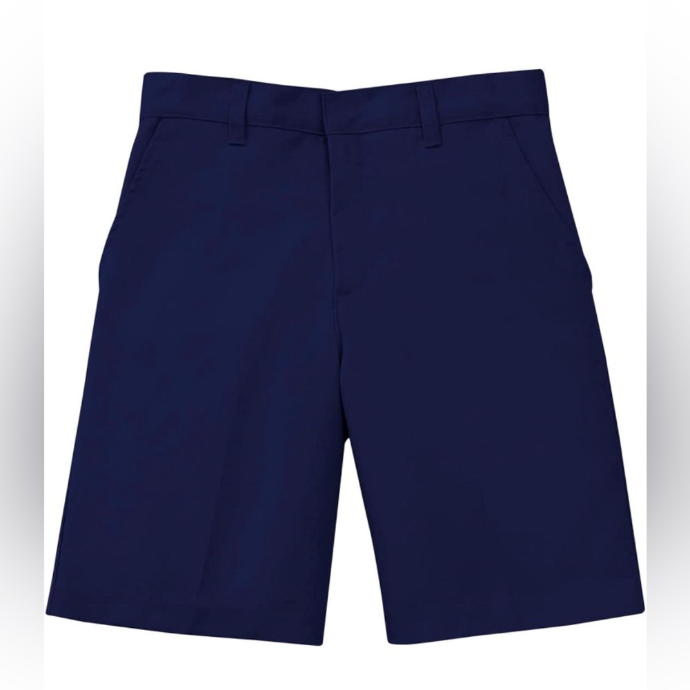 Boys Slim Fit Adjustable Waist Flat Front Shorts - Classroom Uniforms Size 12